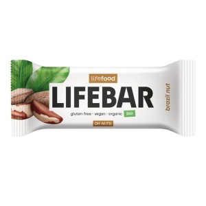 Barretta energetica Vegan con Datteri e Noci Lifebar 40g Lifefood