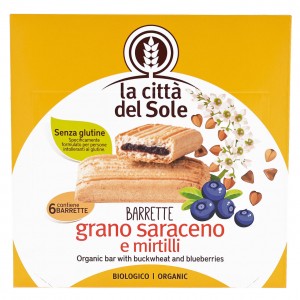 Barrette di Grano Saraceno al Mirtillo 200gr