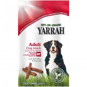 Bastoncini da masticare per cani 3x11g Yarrah