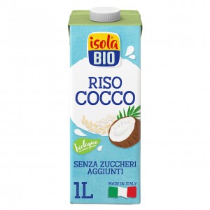 Bevanda Vegetale di Riso e Cocco Drink 1l IsolaBio