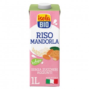 Bevanda Vegetale di Riso e Mandorla Drink 1l IsolaBio