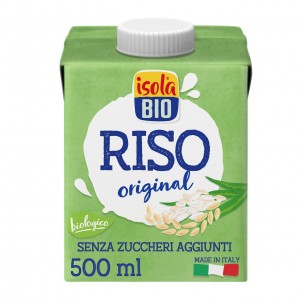 Bevanda Vegetale di Riso Senza Zucchero 500ml Isolabio