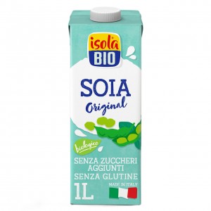 Bevanda Vegetale di Soia Senza Zucchero Natural 1l IsolaBio