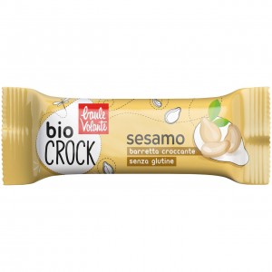 Bio Crock croccante di semi di sesamo 25g Baule Volante