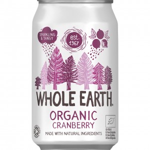 Bio mirtillo rosso in lattina 330ml WHOLE EARTH