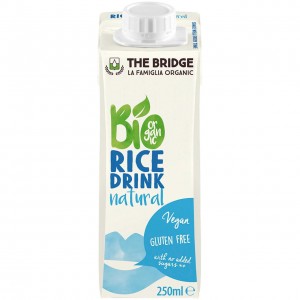 Bio rice drink naturale 250ml THE BRIDGE