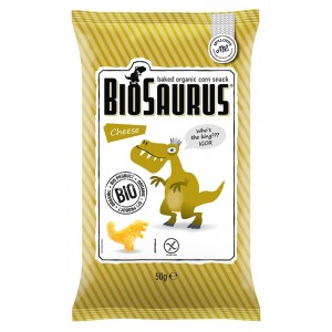 Biosaurus al Formaggio snack al Mais 50g Biosaurus