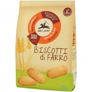 Biscotti di farro biologici per bambini 250g ALCE NERO