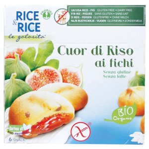 Biscotti di riso ai fichi 6x33g RICE&RICE