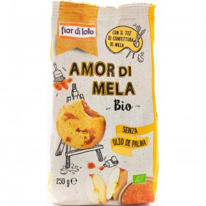 Biscotto Amor di Mela 250gr Fior di Loto