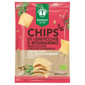Chips di Lenticchie al Rosmarino 40g Probios