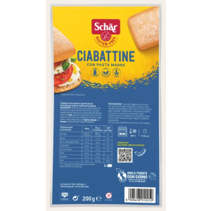 Ciabattine pane senza glutine 4x50g SCHAR