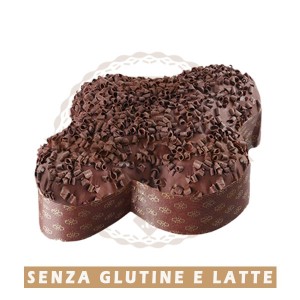 Colomba Artigianale con Gocce di Cioccolato senza Glutine e Latte120gr