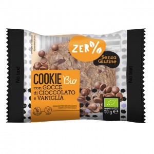 Cookie con gocce di cioccolato e vaniglia 50g ZER%GLUTINE