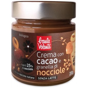 Crema con Cacao e Granella di Nocciole 200g Baule Volante