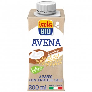 Crema di Avena alternativa alla panna da cucina 200ml Isola Bio