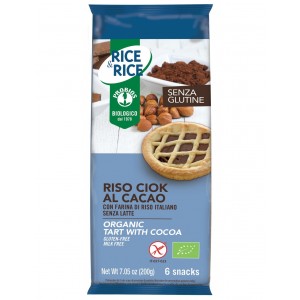 Crostatine di Riso al Cacao Riso Ciok 6x33g Rice&Rice