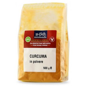Curcuma Biologica in Polvere 500gr Sottolestelle