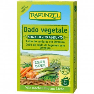 Dado vegetale senza lievito aggiunto 80g RAPUNZEL