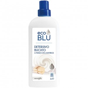 Detersivo bucato a mano e in lavatrice profumo marsiglia 1L ECO BLU