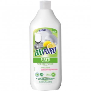 Detersivo concentrato per piatti biologico pelli sensibili 500ml Biopuro