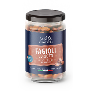 Fagioli Borlotti al Naturale 210g Sottolestelle
