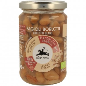 Fagioli borlotti lessati 300g ALCE NERO