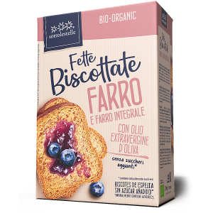 Fette biscottate di Farro e Farro Integrale 200g Sottolestelle