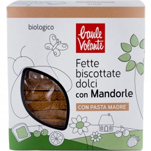 Fette Biscottate dolci con Mandorle 250g BAULE VOLANTE