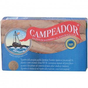 Filetti di sgombro al naturale 120g CAMPEADOR