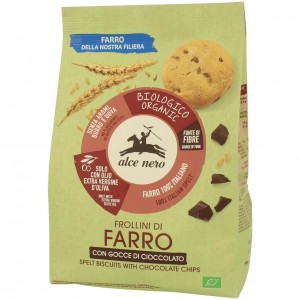 Frollini di Farro con Gocce di Cacao 250gr Alce Nero