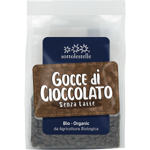 Gocce di Cioccolato Vegane 200g Sottolestelle
