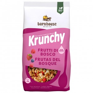 Granola ai frutti di bosco senza zucchero Krunchy Sun 750g BARNHOUSE