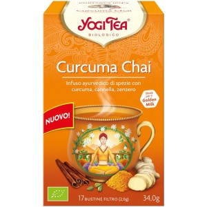 Infuso Ayurvedico Curcuma Chai 17 bustine Yogi Tea
