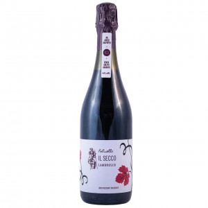 Lambrusco dell'Emilia IGT secco senza solfiti aggiunti 750ml FOLICELLO