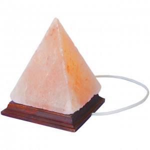 Lampada di sale piramidale 1pz DOLMEN - SALI DAL MONDO