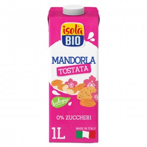 Latte di Mandorla Tostata 1lt Isola Bio