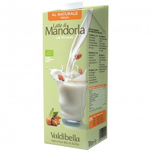 Latte di Mandorle Siciliane Natural 1lt Valdibella