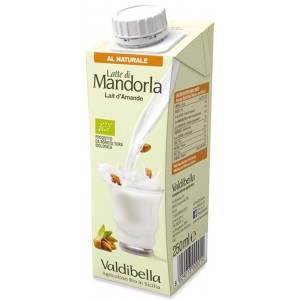 Latte di Mandorle Siciliane Natural 250ml Valdibella