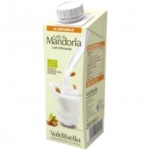 Latte di Mandorle Siciliane Natural 250ml Valdibella