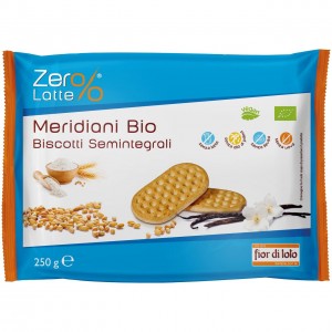 Meridiani Biscotti Semintegrali 250gr Fior di Loto