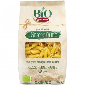 Mezze penne rigate 500g BIOGRANORO