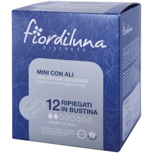 Mini con ali per incontinenza leggera 12pz Fiordiluna