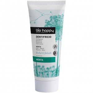 Natural & delicate  - dentifricio alla menta 75g BIO HAPPY