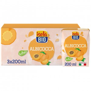 Nettare di Albicocca 3x200ml Isola Bio