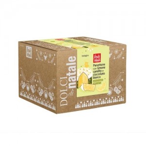 Panettone Limone e Cioccolato Bianco 750g Baule Volante