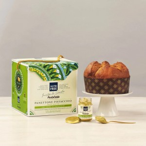 Panettone senza Glutine con Crema al Pistacchio 540g Nutrifree