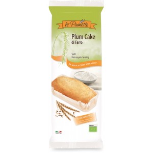 Plum Cake di Farro 6x33g Le Piumette