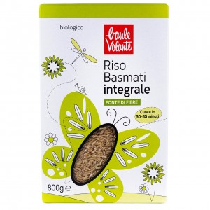 Riso Basmati Integrale 800g Baule Volante