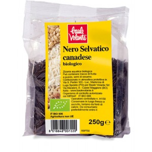 Riso nero selvatico canadese 250g BAULE VOLANTE